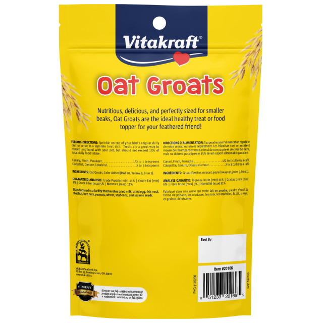 Back-Image showing Oat Groats