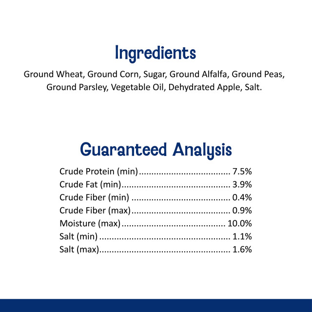 Nutrition-Image showing Oven Baked Crunchy Bites Real Apple Flavor