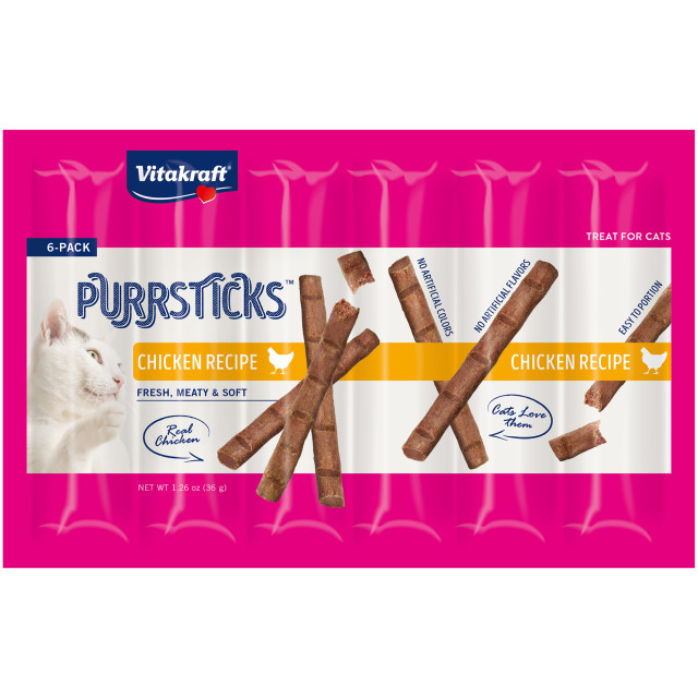 Product-Image showing PurrSticks™, Chicken Recipe, 6 Pack