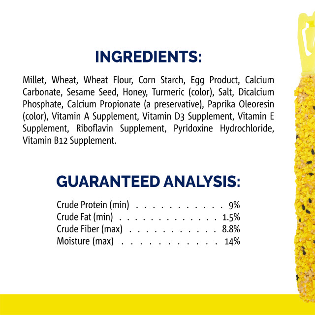 Nutrition-Image showing Crunch Sticks Egg & Honey Flavor