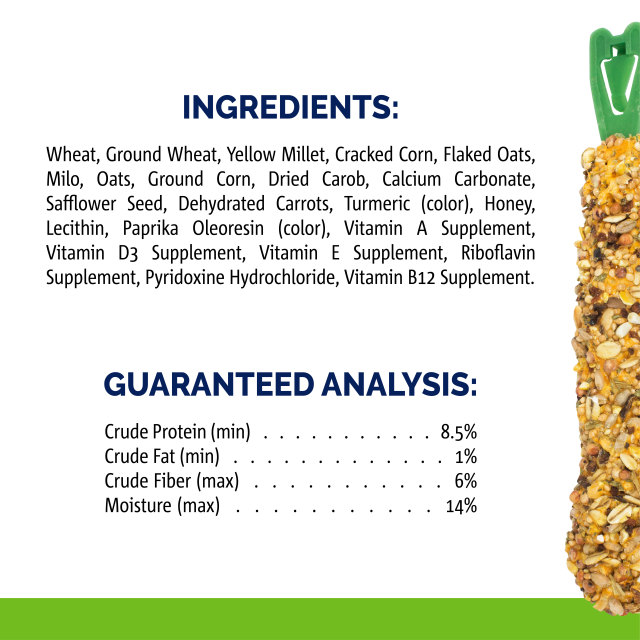 Nutrition-Image showing Crunch Sticks Whole Grains & Honey Flavor