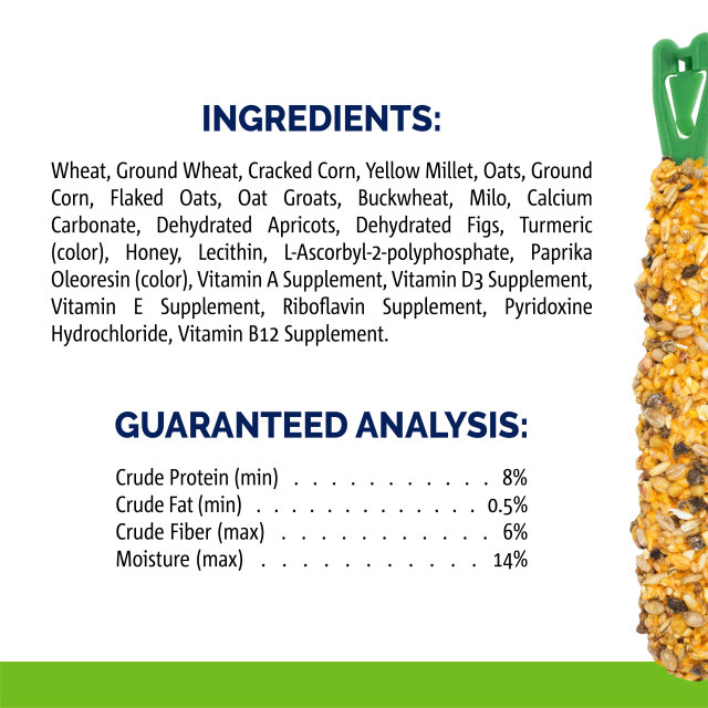 Nutrition-Image showing Crunch Sticks Fruit & Honey Flavor