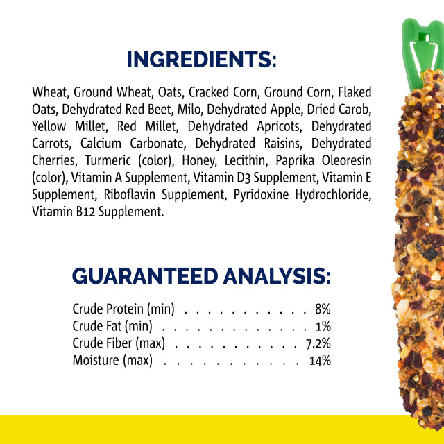 Nutrition-Image showing Crunch Sticks Apricot & Cherry Flavor