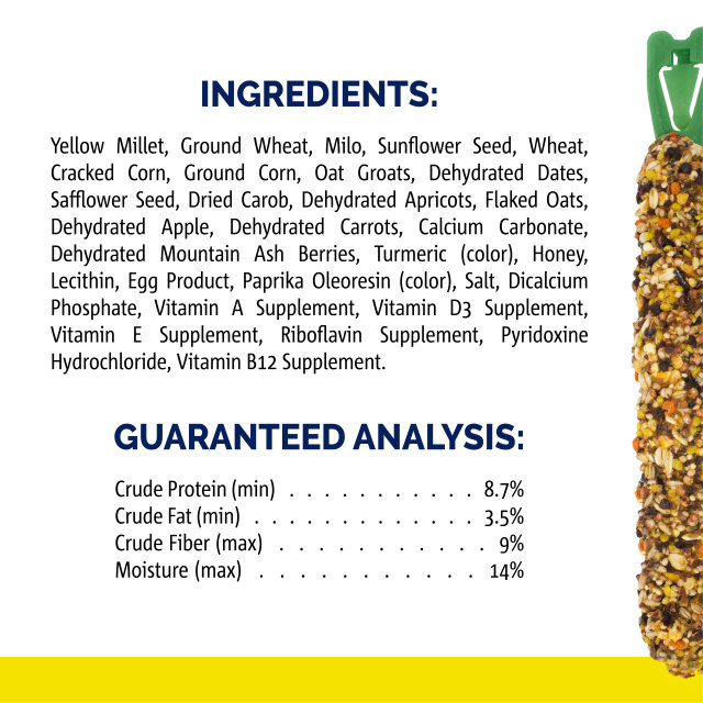 Nutrition-Image showing Crunch Sticks Apple & Honey Flavor