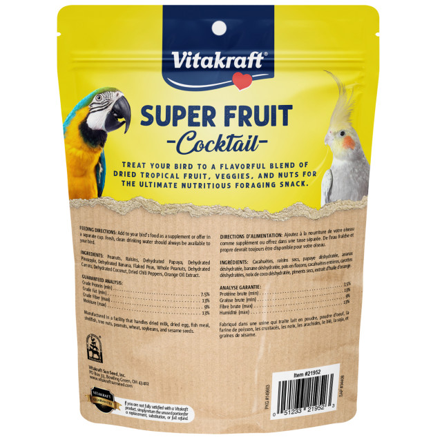 Back-Image showing Super Fruit Cocktail