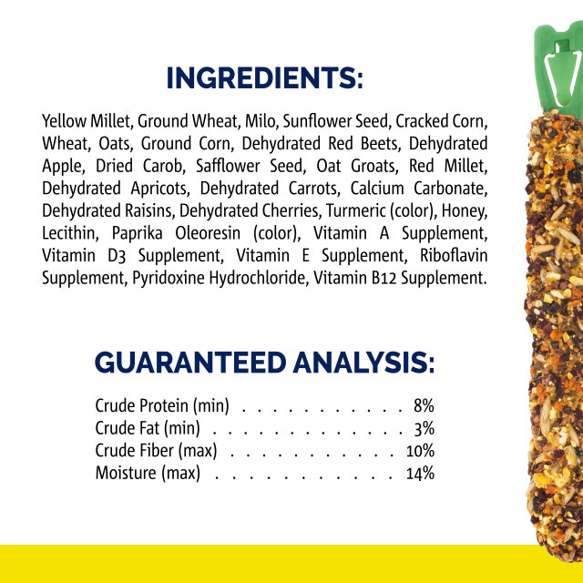 Nutrition-Image showing Crunch Sticks Apricot & Cherry Flavor