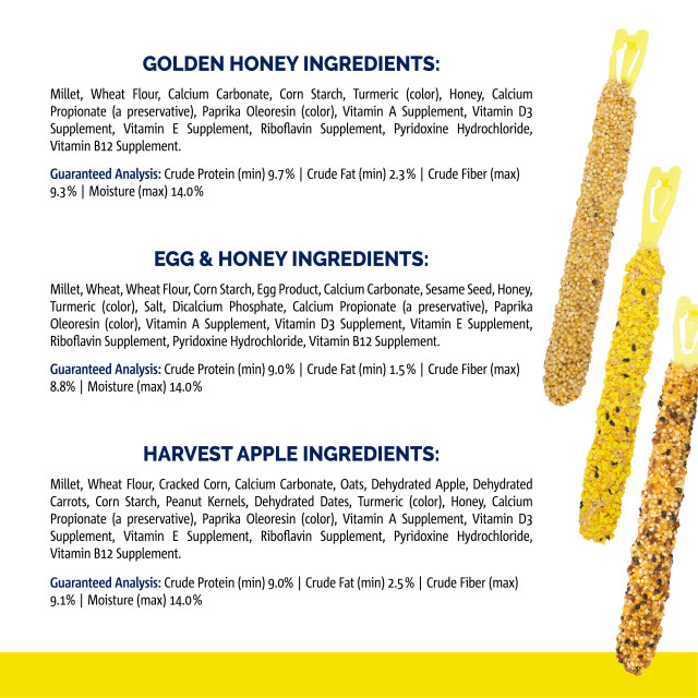 Nutrition-Image showing Crunch Sticks Variety Pack: Honey, Egg & Apple