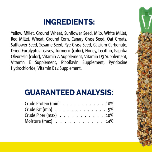 Nutrition-Image showing Crunch Sticks Golden Honey Flavor