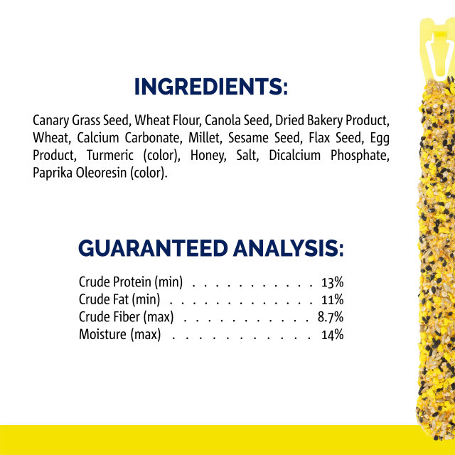 Nutrition-Image showing Crunch Sticks Egg & Honey Flavor