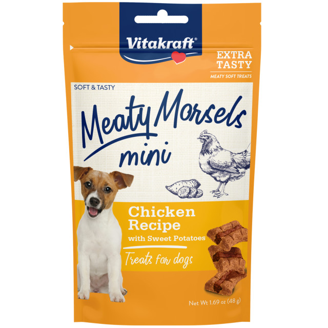 Product-Image showing Meaty Morsels Mini Chicken Recipe with Sweet Potato