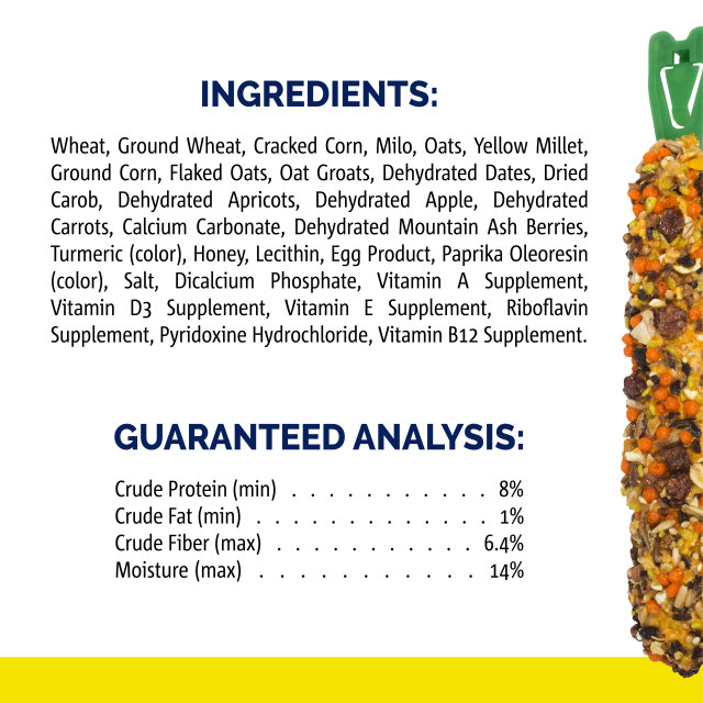 Nutrition-Image showing Crunch Sticks Apple & Honey Flavor