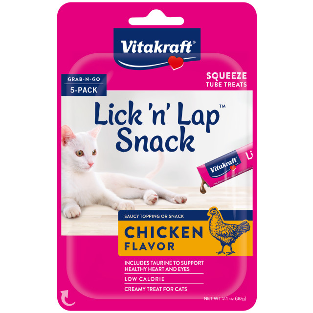 Product-Image showing Lick ‘n’ Lap Snack™ Chicken Flavor, 5 Pack